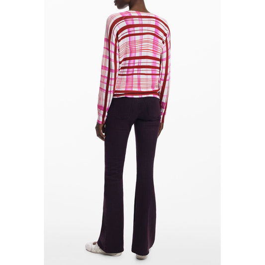 Desigual Rosa Viskose-Damenpullover