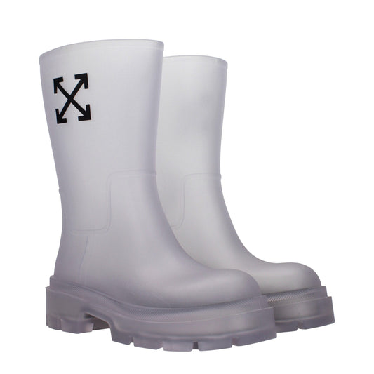 Off-White Transparente Pvc-Stiefeletten