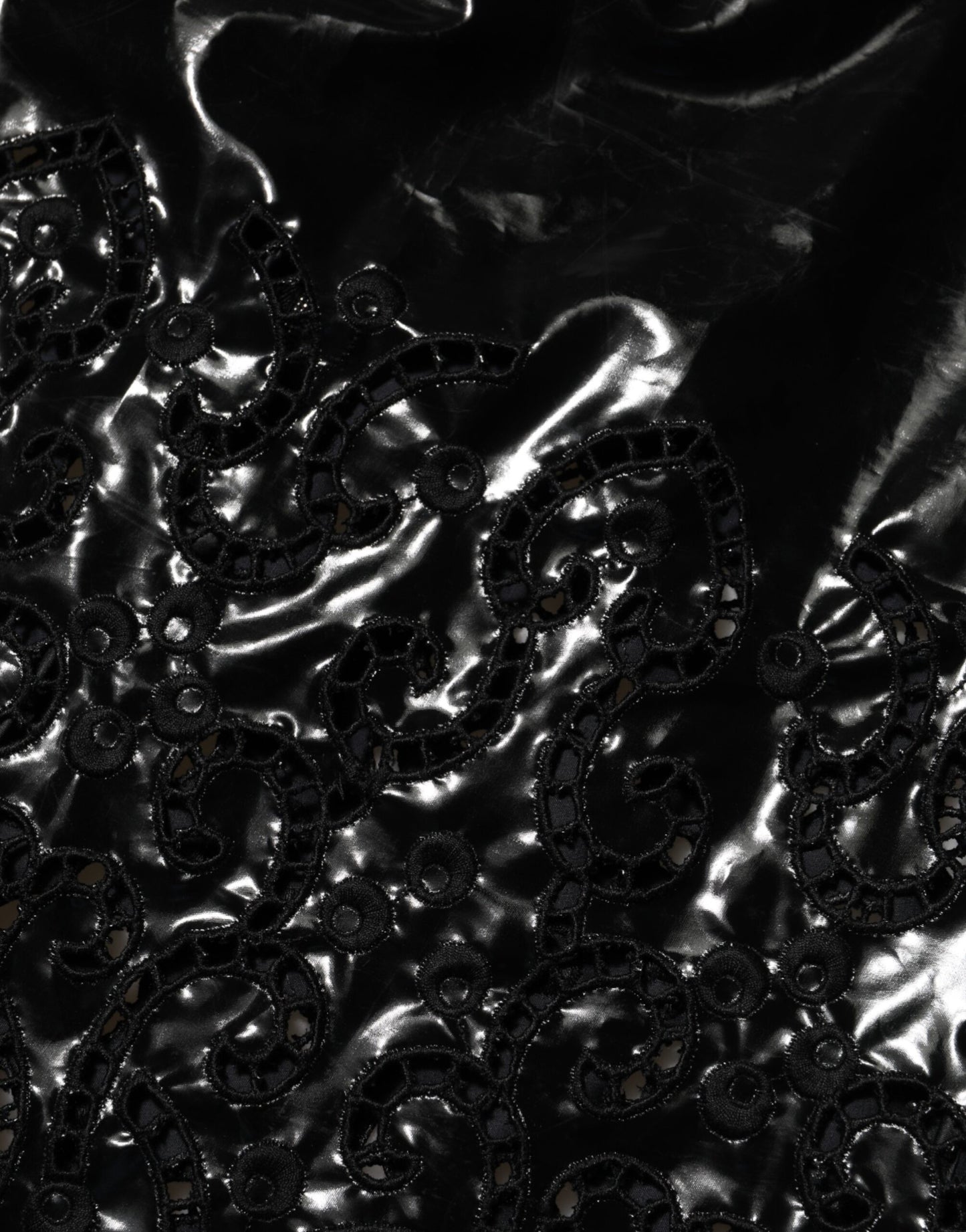 Dolce & Gabbana Schwarzer Ausschnitt A-Linie Etuikleid Minikleid