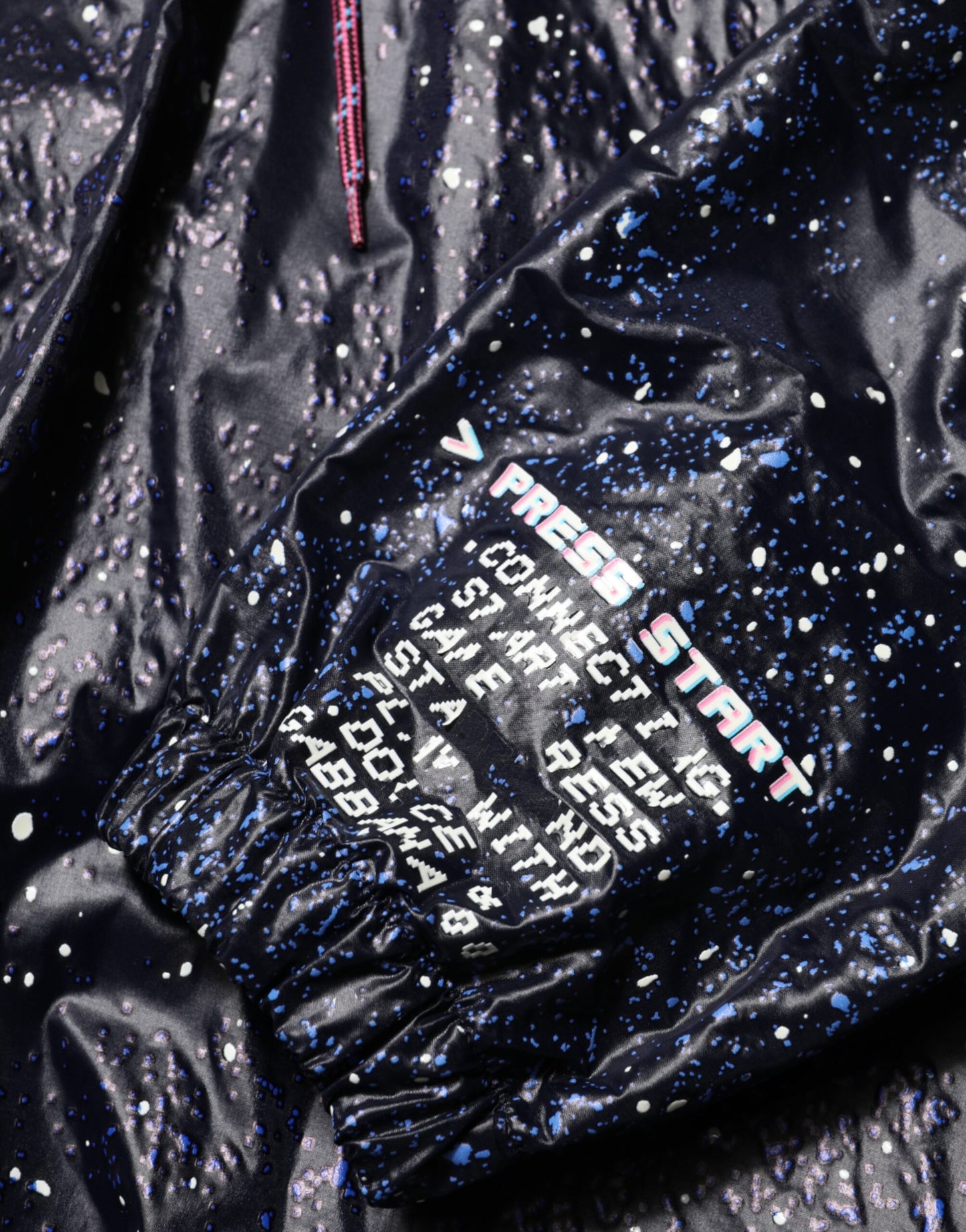 Dolce & Gabbana Blaues D&G Game Sweatshirt mit Kapuze für Männer Pullover