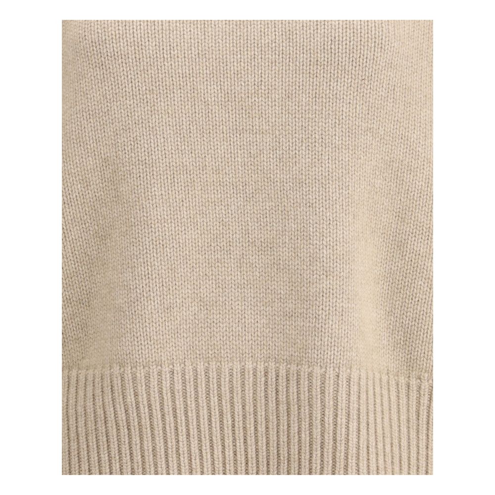 Extreme Cashmere Beiger Kaschmir-Rollkragenpullover