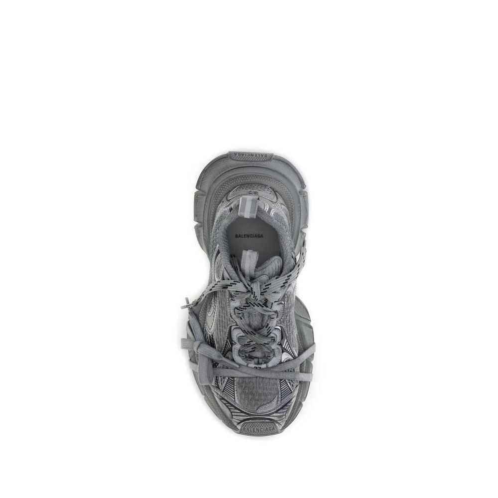 Balenciaga Graue Polyurethan-Sneaker im Chunky-Stil