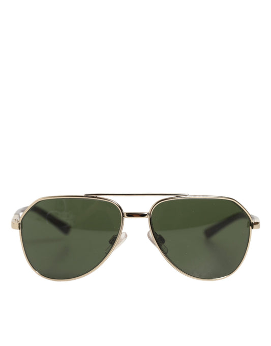 Dolce & Gabbana DG2125 Silberne Aviator-Sonnenbrille