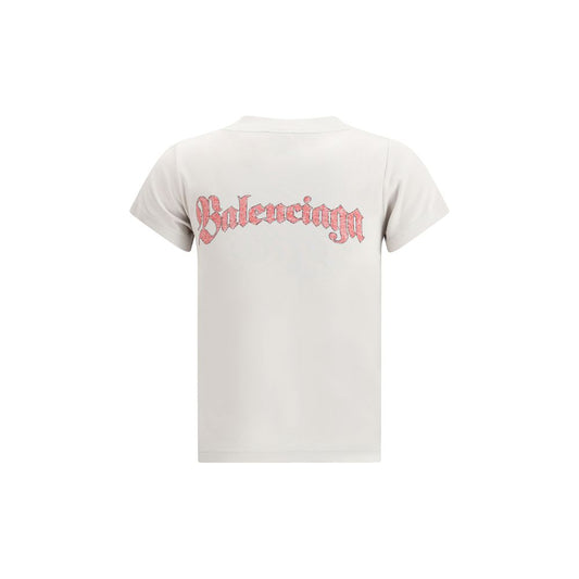 Balenciaga Weißes Baumwoll-T-Shirt