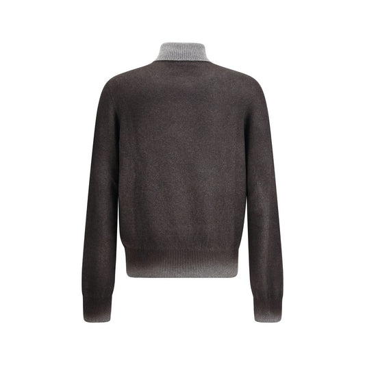 Aragona Cashmere Grauer Kaschmir-Rollkragenpullover