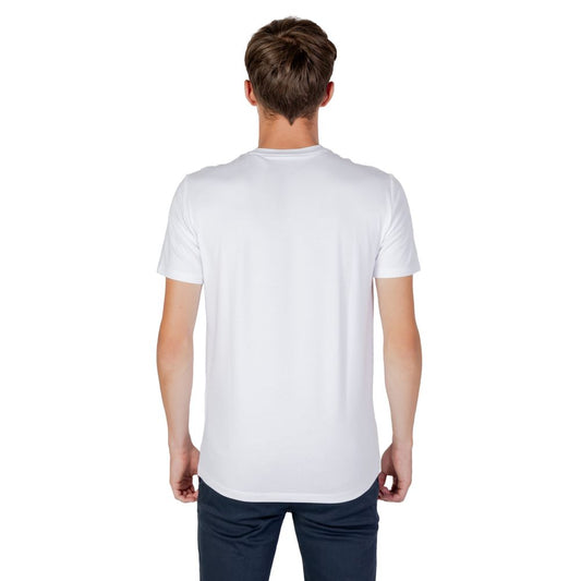 Armani Exchange Weißes Baumwoll-T-Shirt