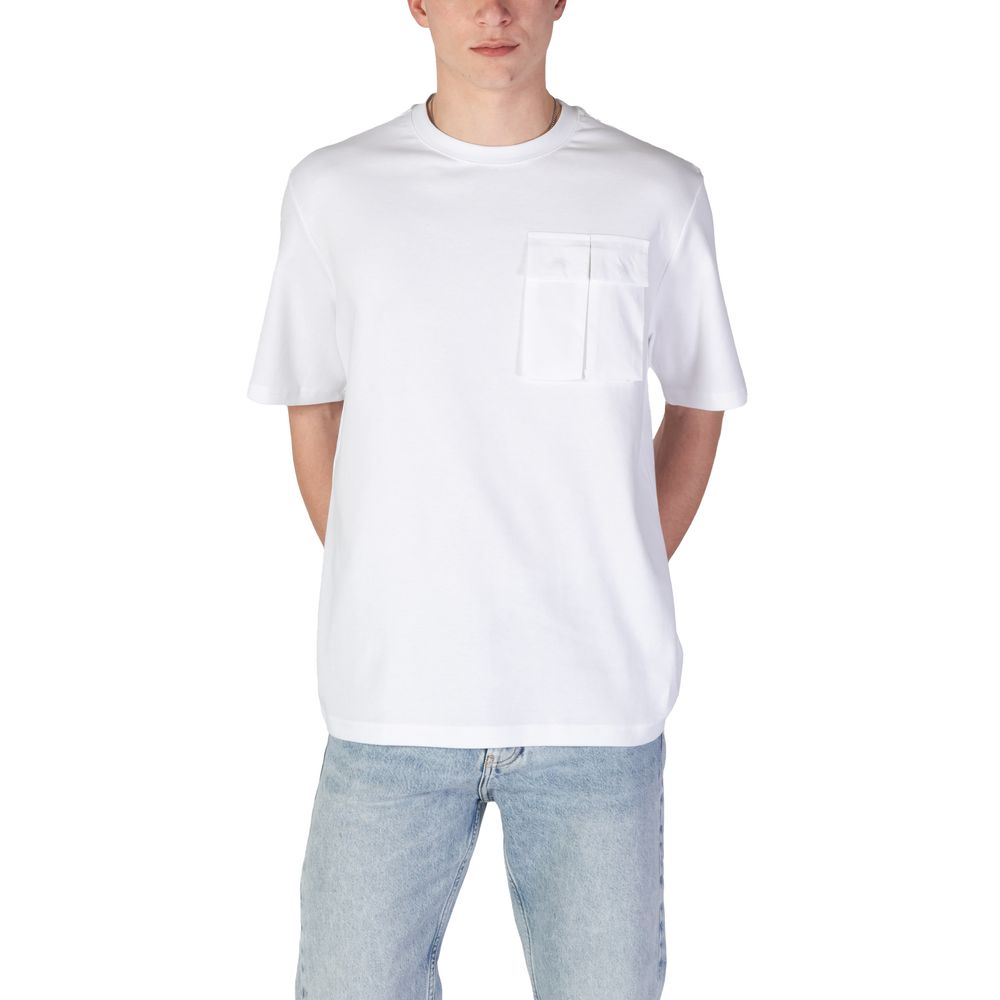 Antony Morato Weißes Baumwoll-T-Shirt