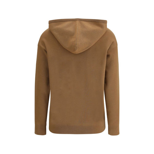 Max Mara Beiger Woll-Sweatshirt