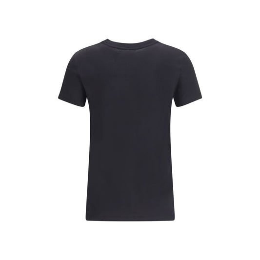 Max Mara Schwarzes Baumwoll-T-Shirt