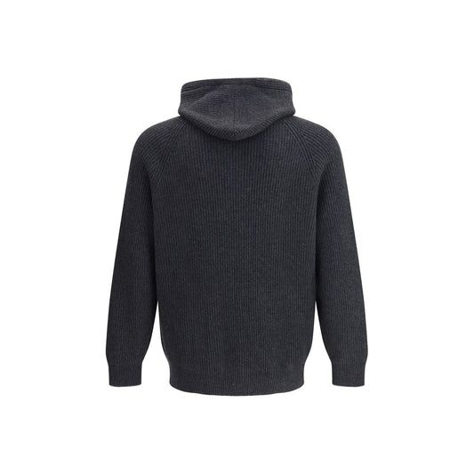 Brunello Cucinelli Schwarzer Kaschmir-Hoodie