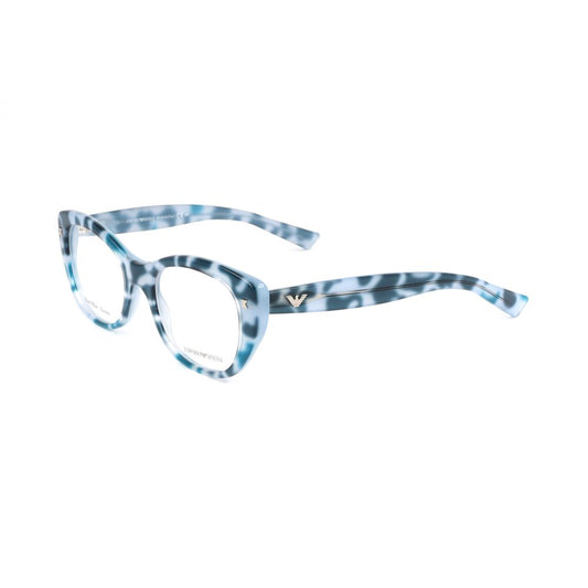 Emporio Armani Blaue Acetat-Brille (Gestell)