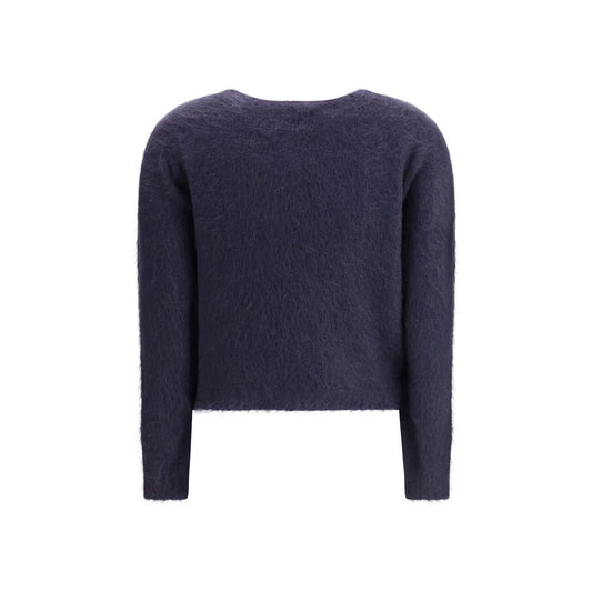 Max Mara Blauer Polyamid-Sweater