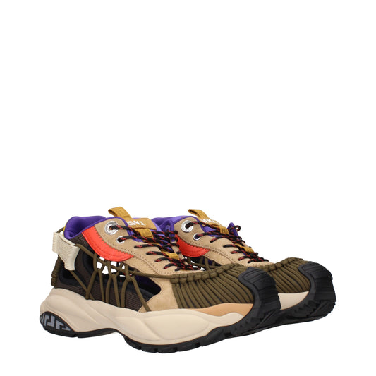 Versace Beigefarbene Wildleder-Sneaker