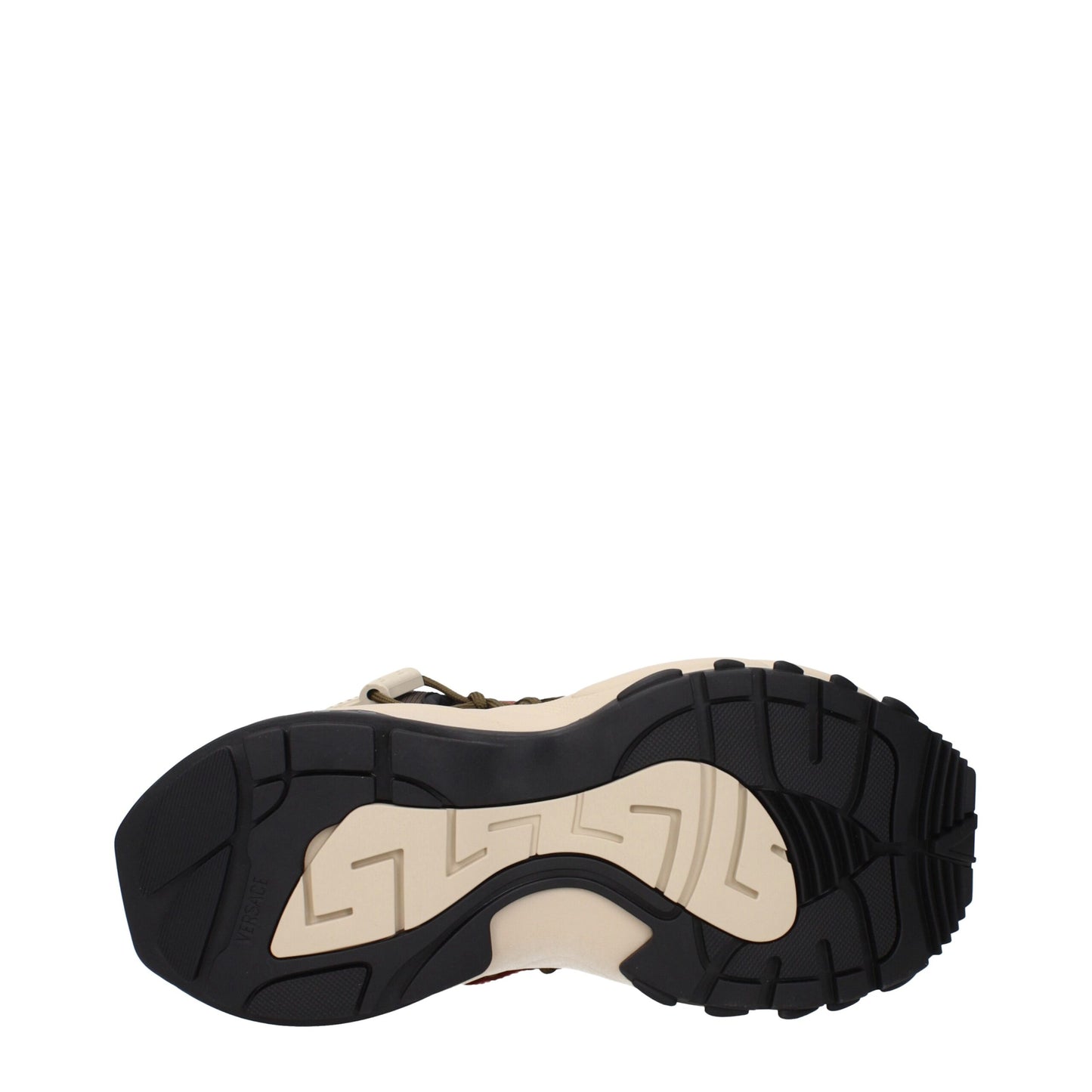 Versace Beigefarbene Wildleder-Sneaker