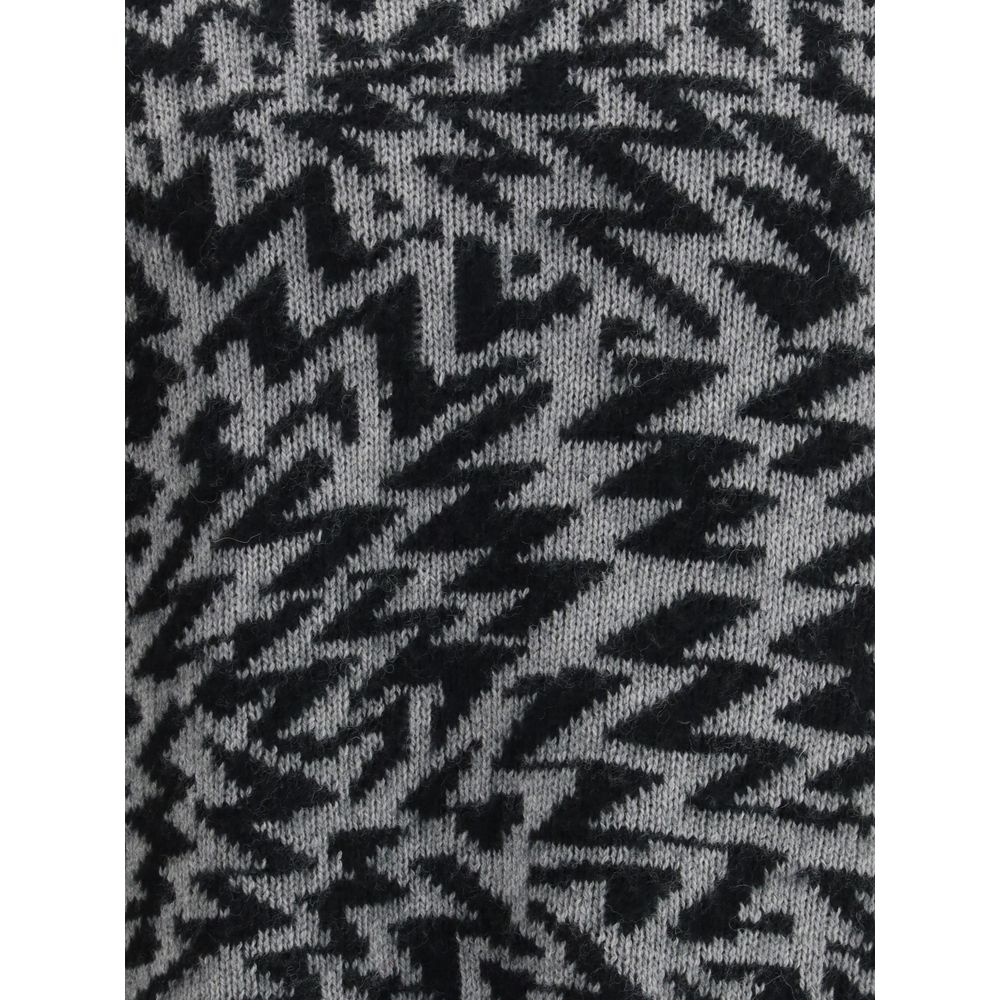 Laneus Grauer Woll-Sweatshirt