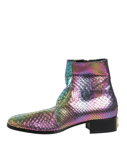 Dolce & Gabbana Bunte Chelsea-Stiefeletten
