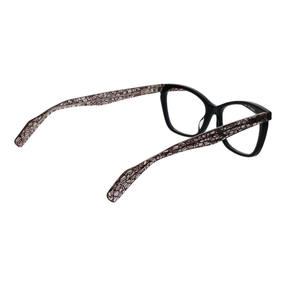 Yohji Yamamoto Schwarze Kunststoffbrille (Gestell)