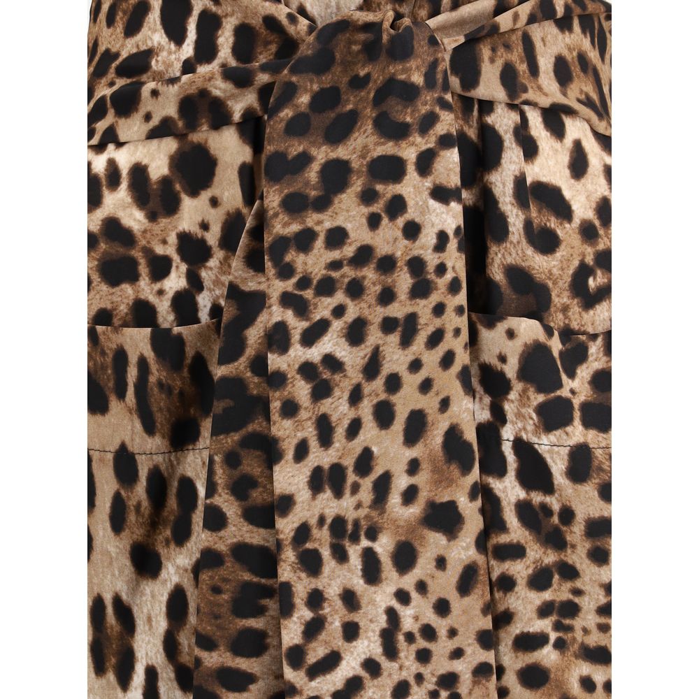 Ella Seidenkleid mit Muster in Multicolor