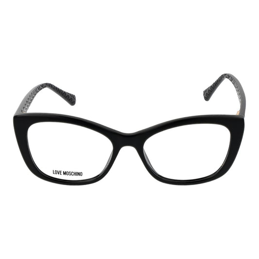 Love Moschino Brille mit schwarzen Cellulose-Propionat-Gestellen