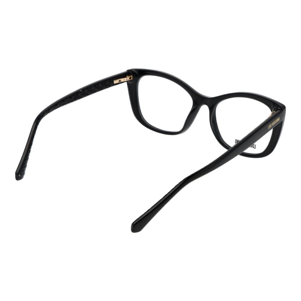 Love Moschino Brille mit schwarzen Cellulose-Propionat-Gestellen