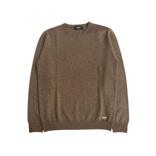 Baldinini Trend Brauner Kaschmir-Pullover