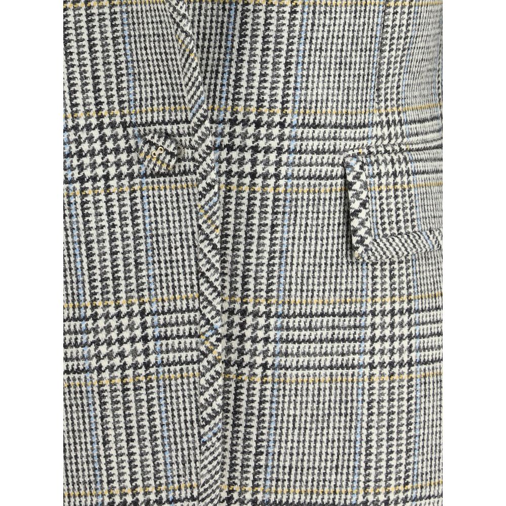 Thom Browne Mehrfarbiger Wollblazer