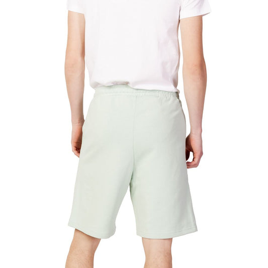 Fila Grüne Baumwoll-Bermuda-Shorts