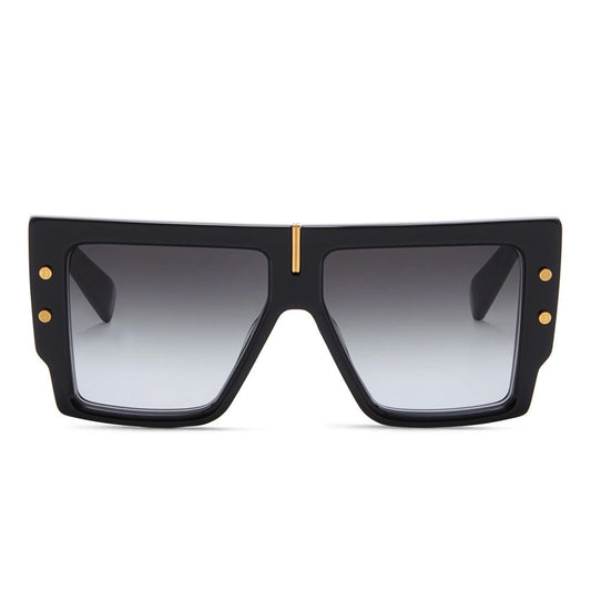 Balmain Sonnenbrille aus schwarzem Acetat