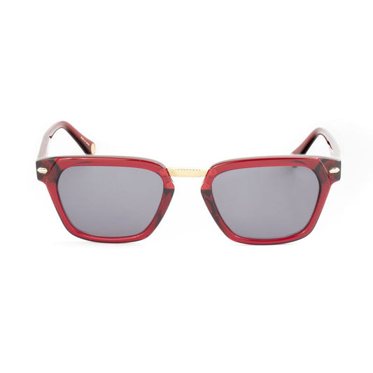 Belstaff Rote Acetat-Sonnenbrille