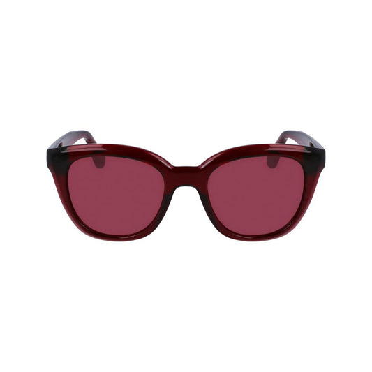 Ferragamo Sonnenbrille mit Rot-Injektion