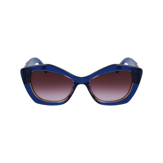Karl Lagerfeld Sonnenbrille aus blauem Acetat