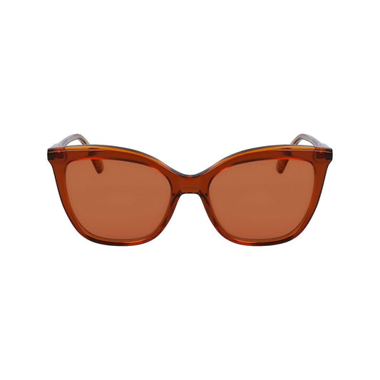 Longchamp Gelbe Sonnenbrille aus Acetat