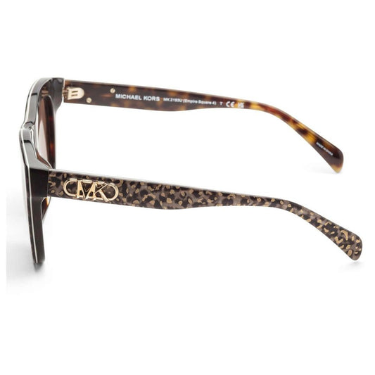 Michael Kors Goldfarbene Sonnenbrille aus Acetat