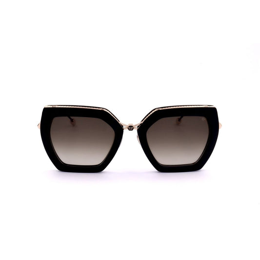 Philipp Plein Sonnenbrille aus Metall in Schwarz