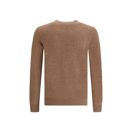 Aragona Cashmere Brauner Merino-Woll-Sweatshirt