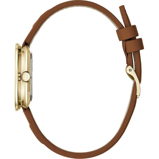 Furla Braune Leder-Dress-Uhr