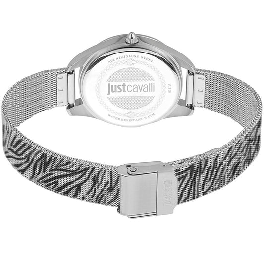 Just Cavalli Multicolor-Armbanduhr aus Edelstahl