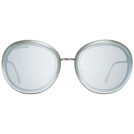 Longines Grau-Metall Sonnenbrille