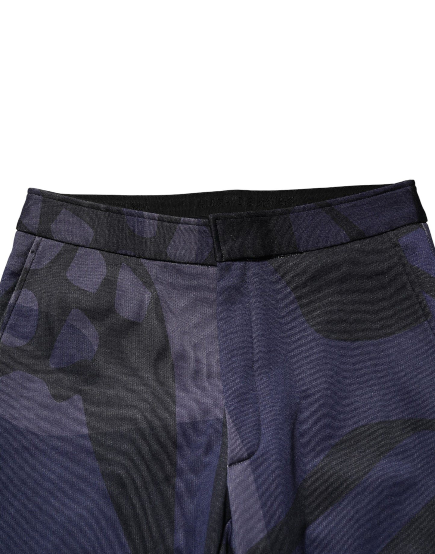 Alexander McQueen Bunt gemusterte Herrenhose mit schmaler Passform