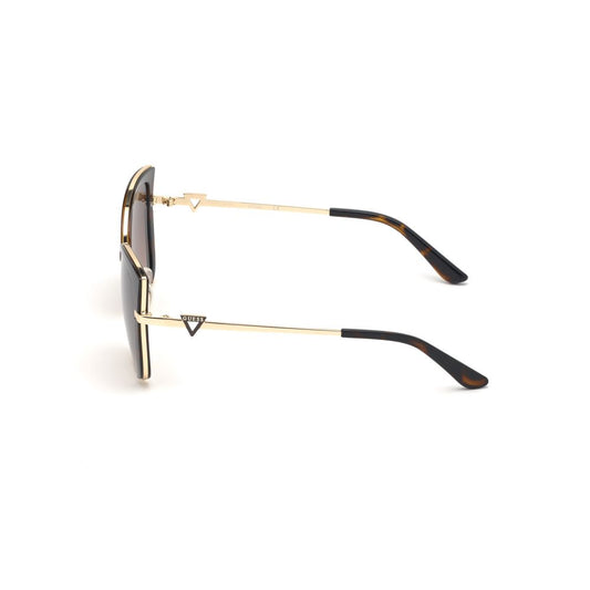 Guess Braune Metall-Sonnenbrille
