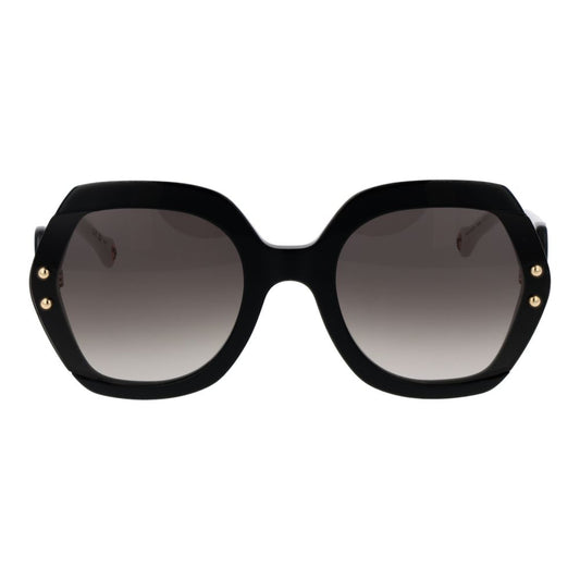 Carolina Herrera Schwarze Sonnenbrille aus Acetat
