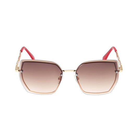 Guess Goldene Metall-Sonnenbrille