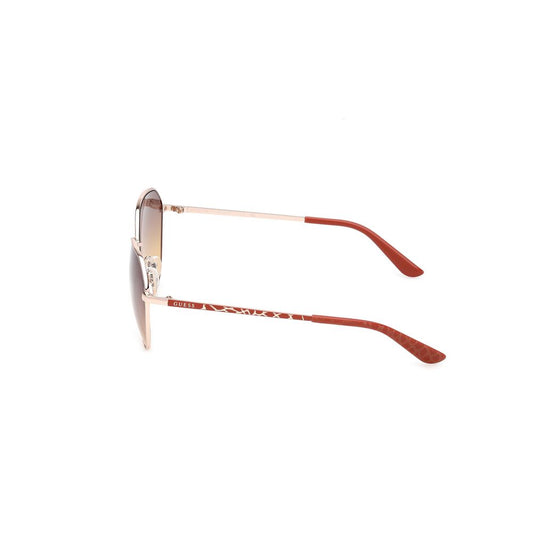 Guess Goldene Metall-Sonnenbrille