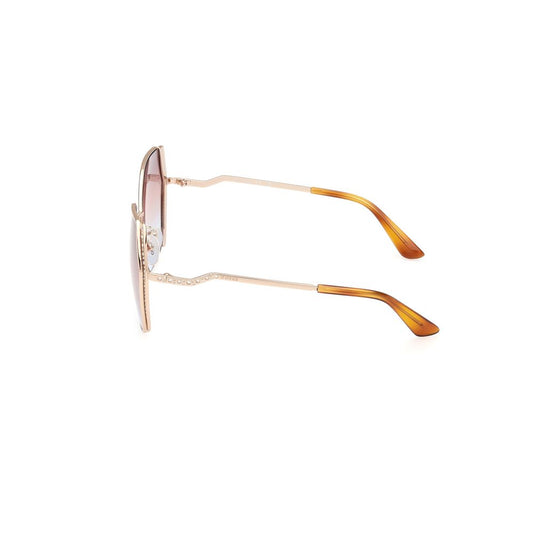 Guess Goldene Metall-Sonnenbrille