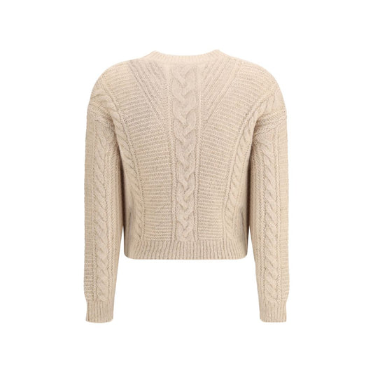 Max Mara Beiger Polyamid-Sweater