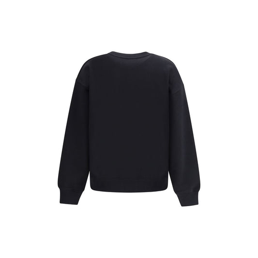 Maison Kitsuné Schwarzer Baumwoll-Sweatshirt