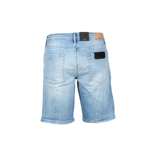 Antony Morato Blaue Baumwoll-Bermuda-Shorts