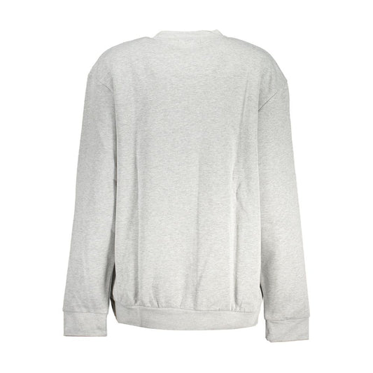 Cavalli Class Graues Baumwoll-Sweatshirt