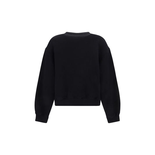Alexander Wang Schwarzer Baumwoll-Sweatshirt