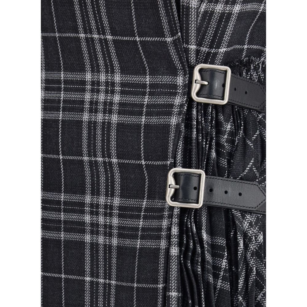 Burberry Graues Polyester-Kleid für den Alltag